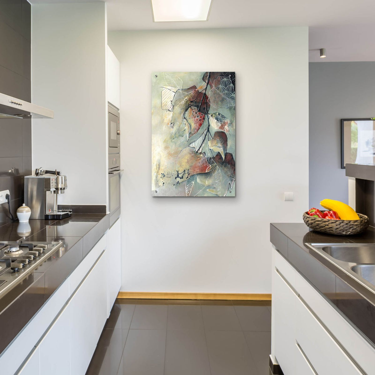 Solitary State by Carla Jennings Art - 24x36 acrylic wall art in a room