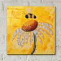 Buzzing Sweet Notes by Carrie Sharp - 12x12 acrylic wall art in a room