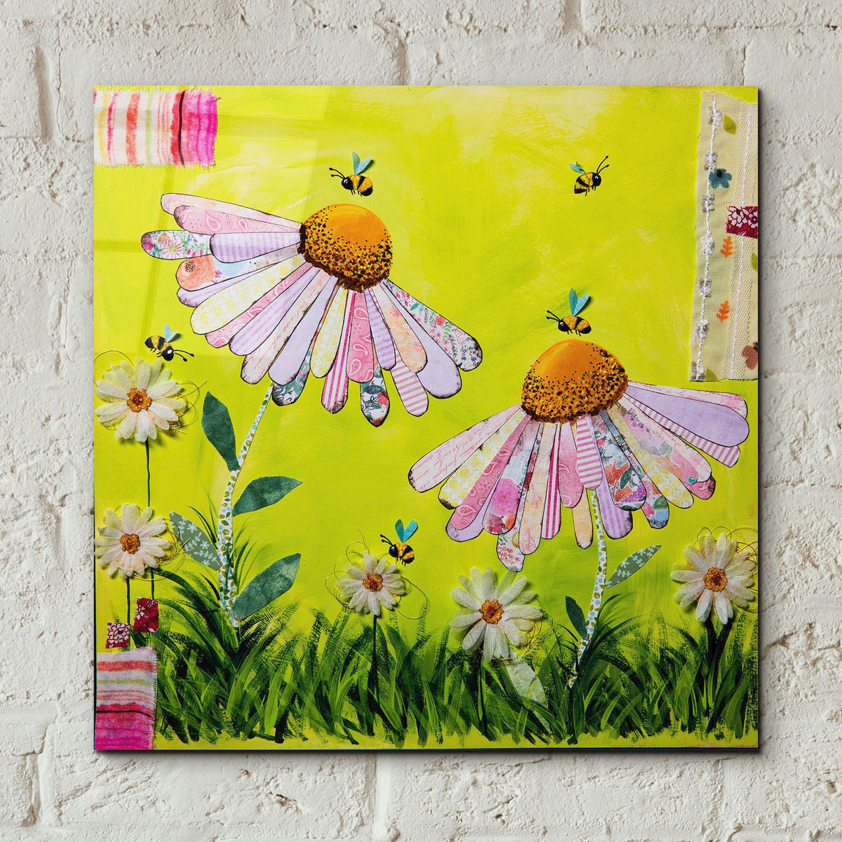 Spring Delight by Carrie Sharp - 12x12 acrylic wall art in a room