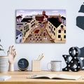 Fourth Of July Parade by C Munro - 16x12 acrylic wall art in a room