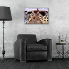 Fourth Of July Parade by C Munro - 24x16 acrylic wall art in a room