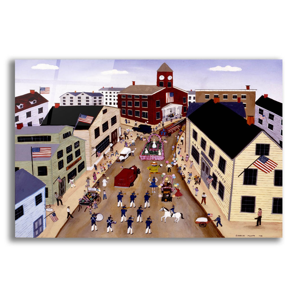 Fourth Of July Parade by C Munro acrylic glass wall art