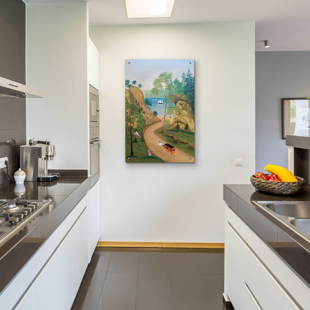 Hudson River by C Munro - 24x36 acrylic wall art in a room