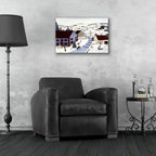 Marching Union by C Munro - 24x16 acrylic wall art in a room