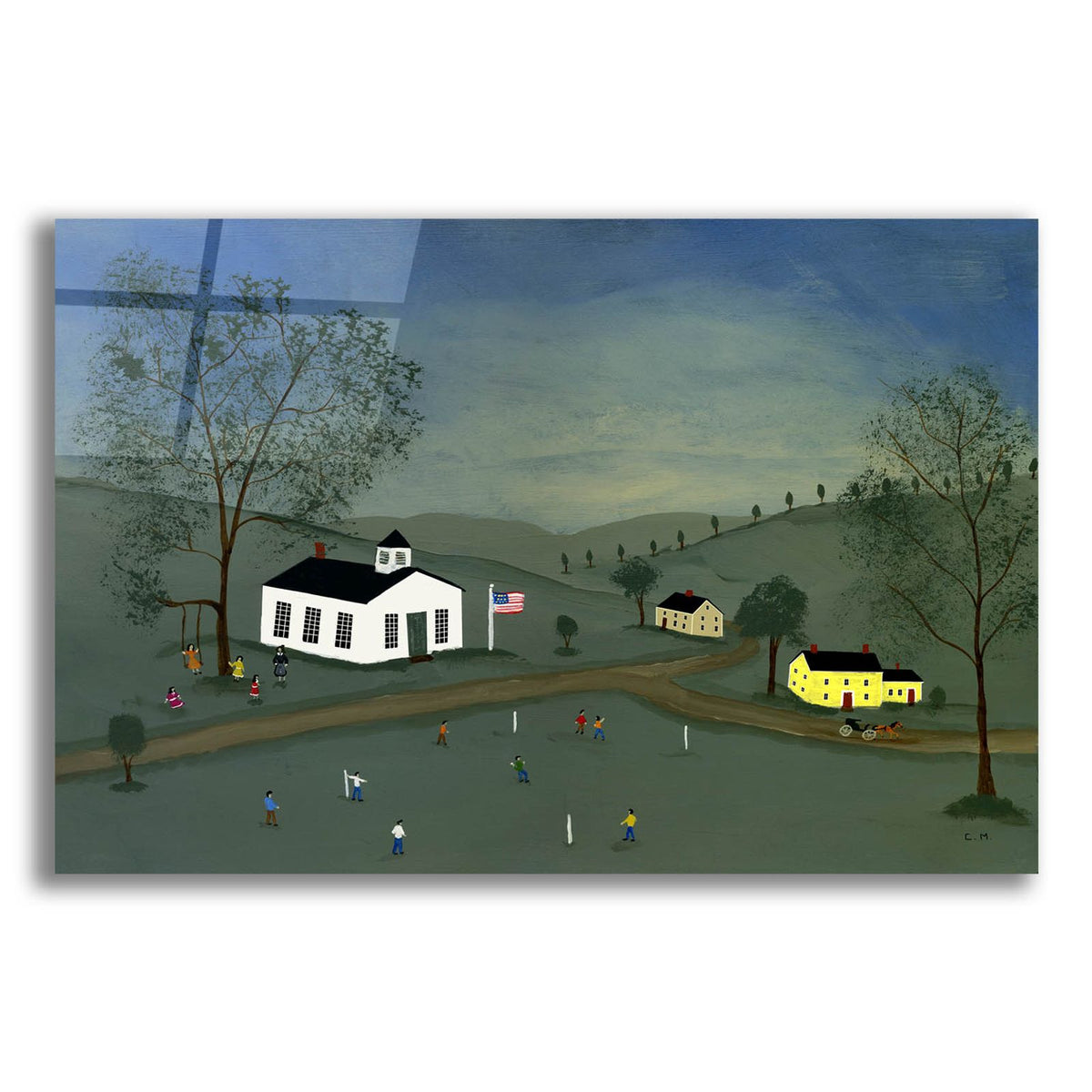 School Recess by C Munro acrylic glass wall art