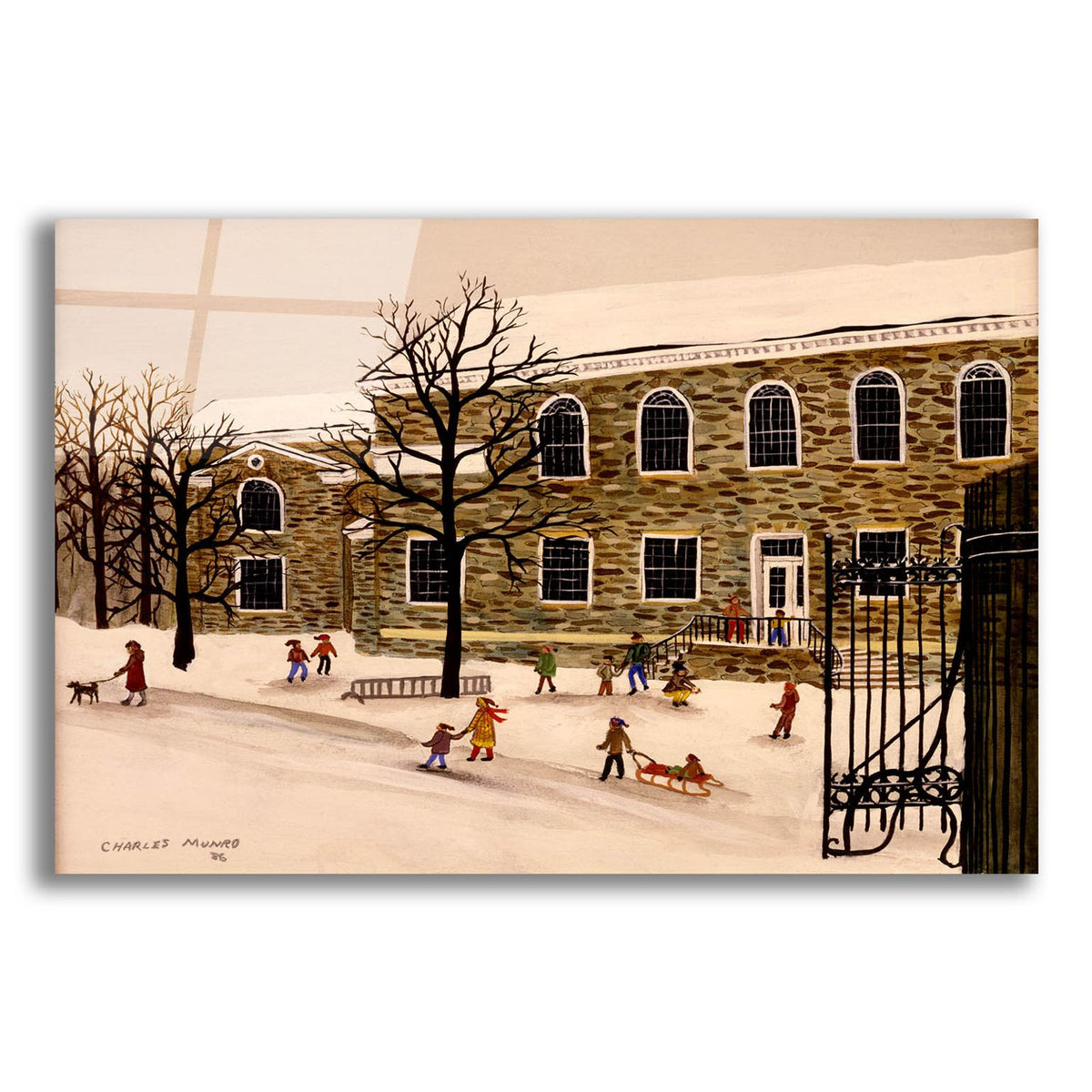 Waiting For A Ride Home by C Munro acrylic glass wall art