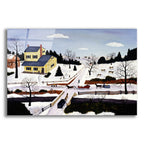 Winter At The Crossroads by C Munro acrylic glass wall art