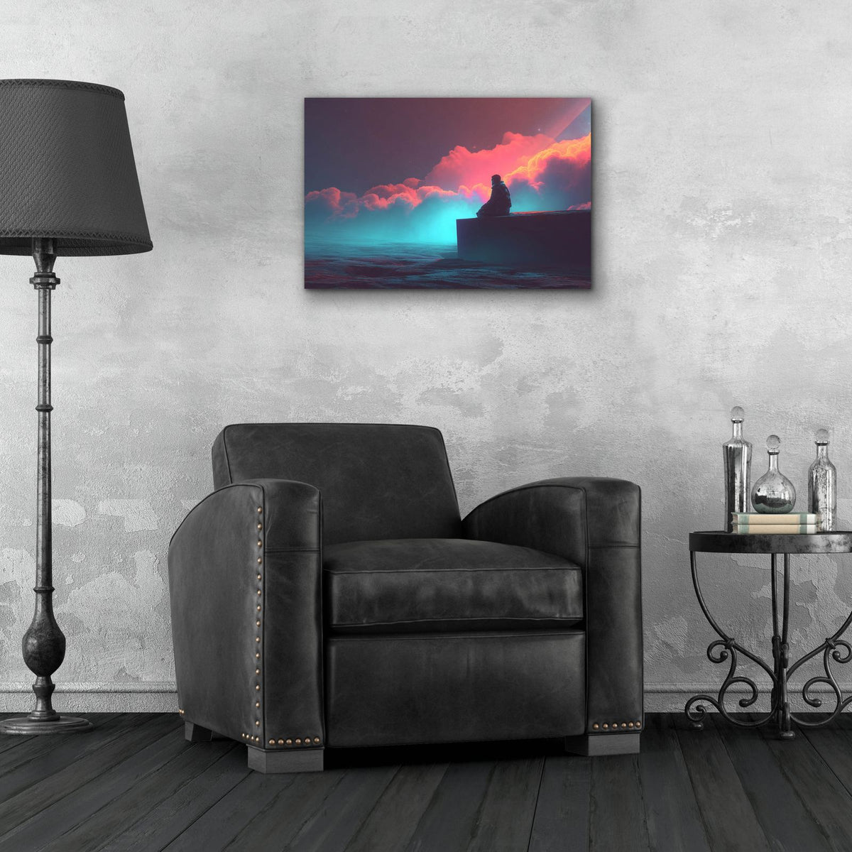 Space Wanderer by Ann Klee - 24x16 acrylic wall art in a room