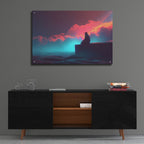 Space Wanderer by Ann Klee - 36x24 acrylic wall art in a room