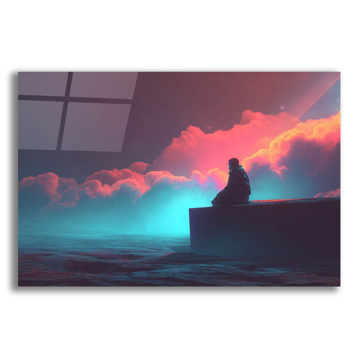 Space Wanderer by Ann Klee acrylic glass wall art