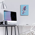 Voyager by Ann Klee - 12x16 acrylic wall art in a room