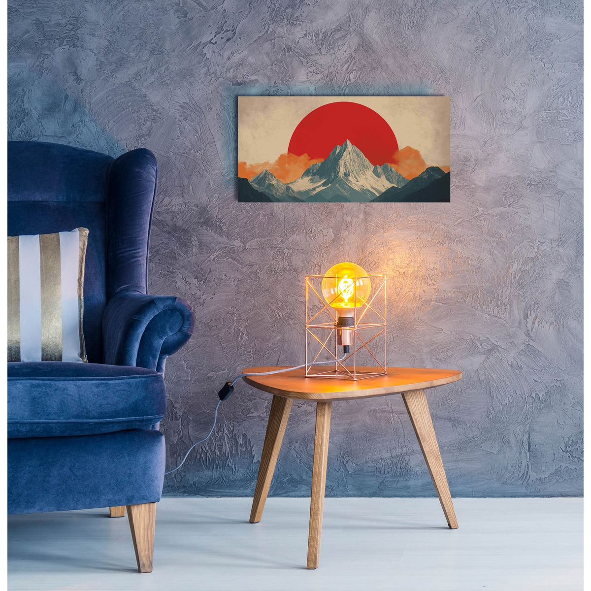 The Summit by Ann Klee - 24x12 acrylic wall art in a room