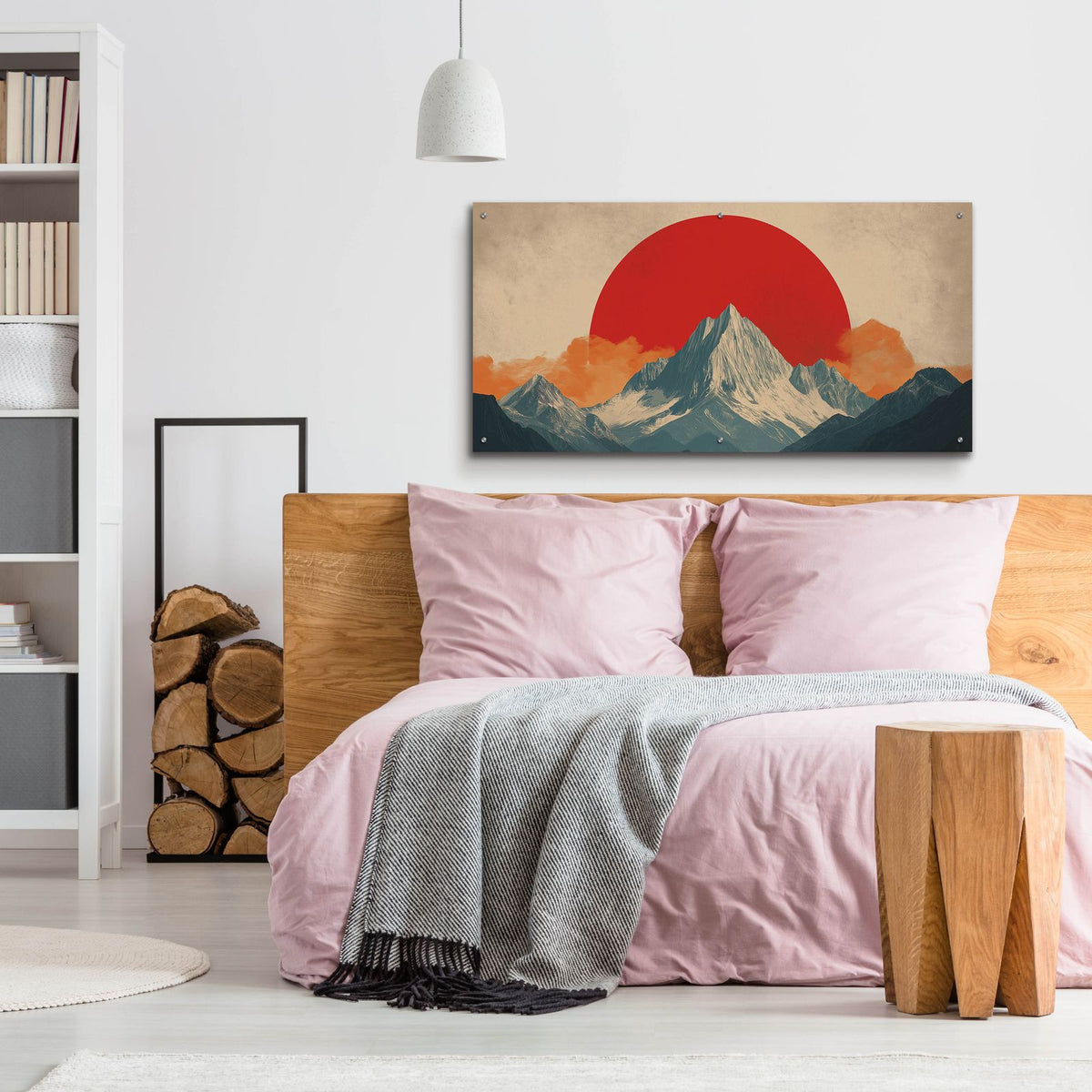 The Summit by Ann Klee - 48x24 acrylic wall art in a room