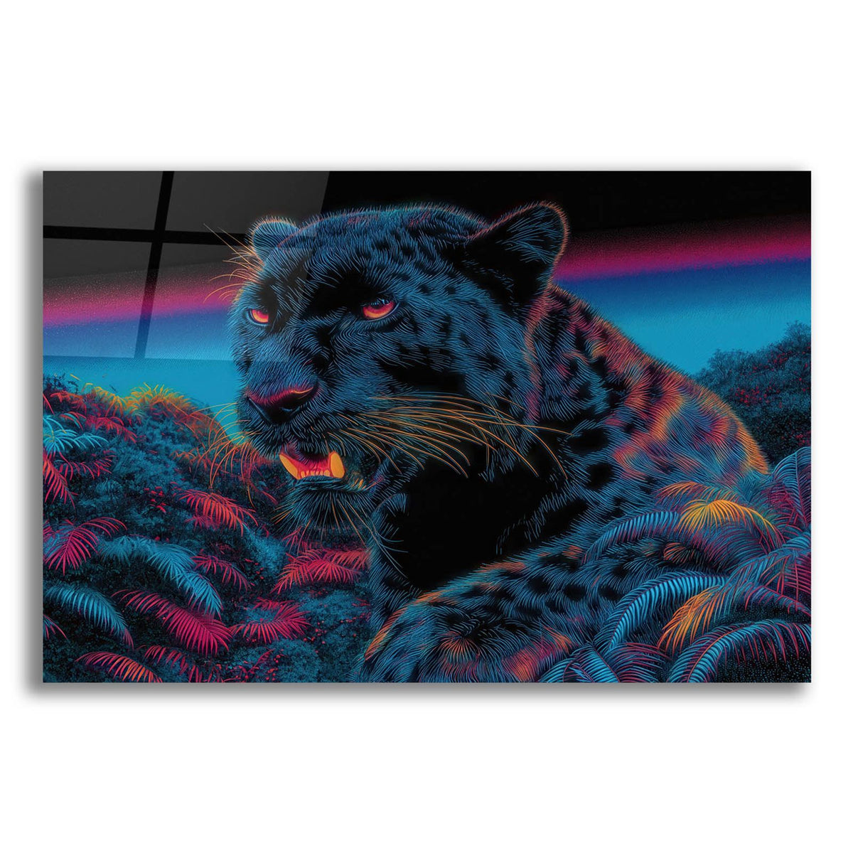 Fearless Puma by Ann Klee acrylic glass wall art