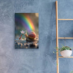 At The End Of The Rainbow by Ann Klee - 16x24 acrylic wall art in a room