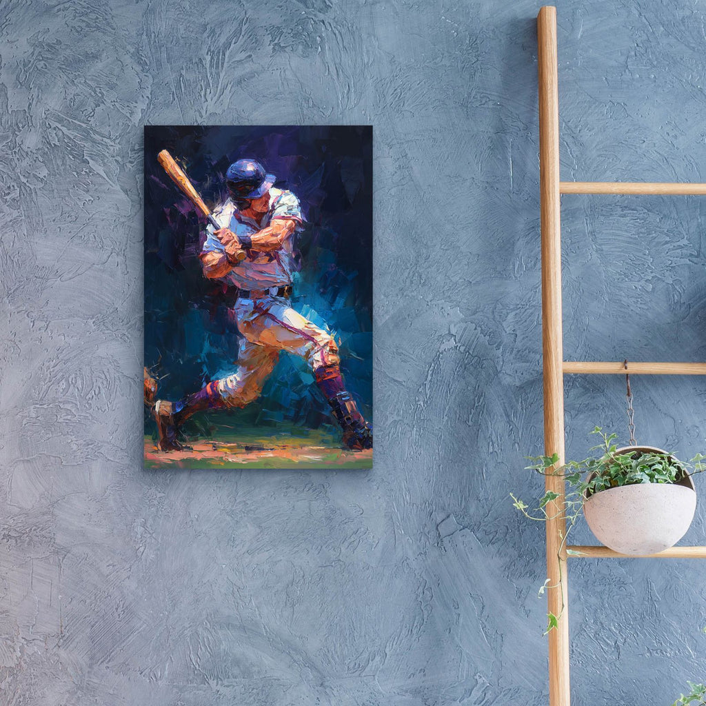 Baseball Legend 3 by Ann Klee - 16x24 acrylic wall art in a room