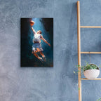 Basketball Legend 2 by Ann Klee - 16x24 acrylic wall art in a room