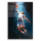 Basketball Legend 2 by Ann Klee acrylic glass wall art