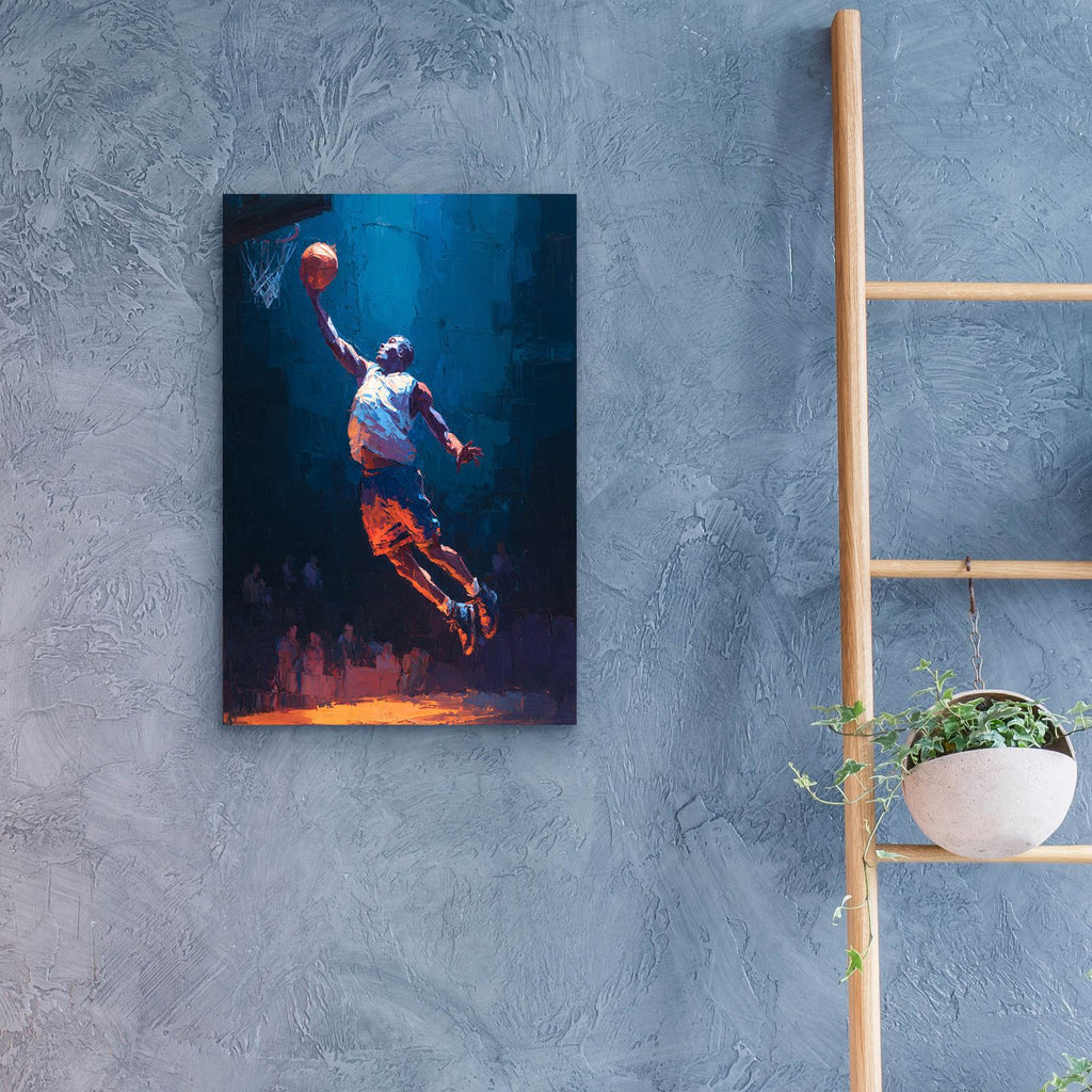 Basketball Legend 4 by Ann Klee - 16x24 acrylic wall art in a room