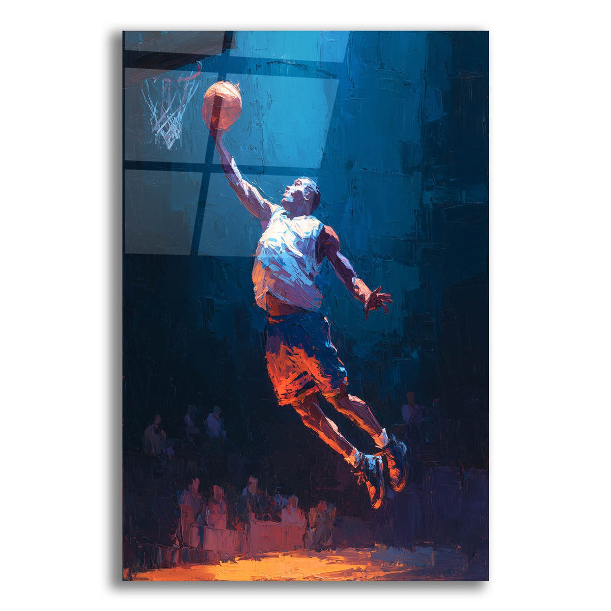 Basketball Legend 4 by Ann Klee acrylic glass wall art