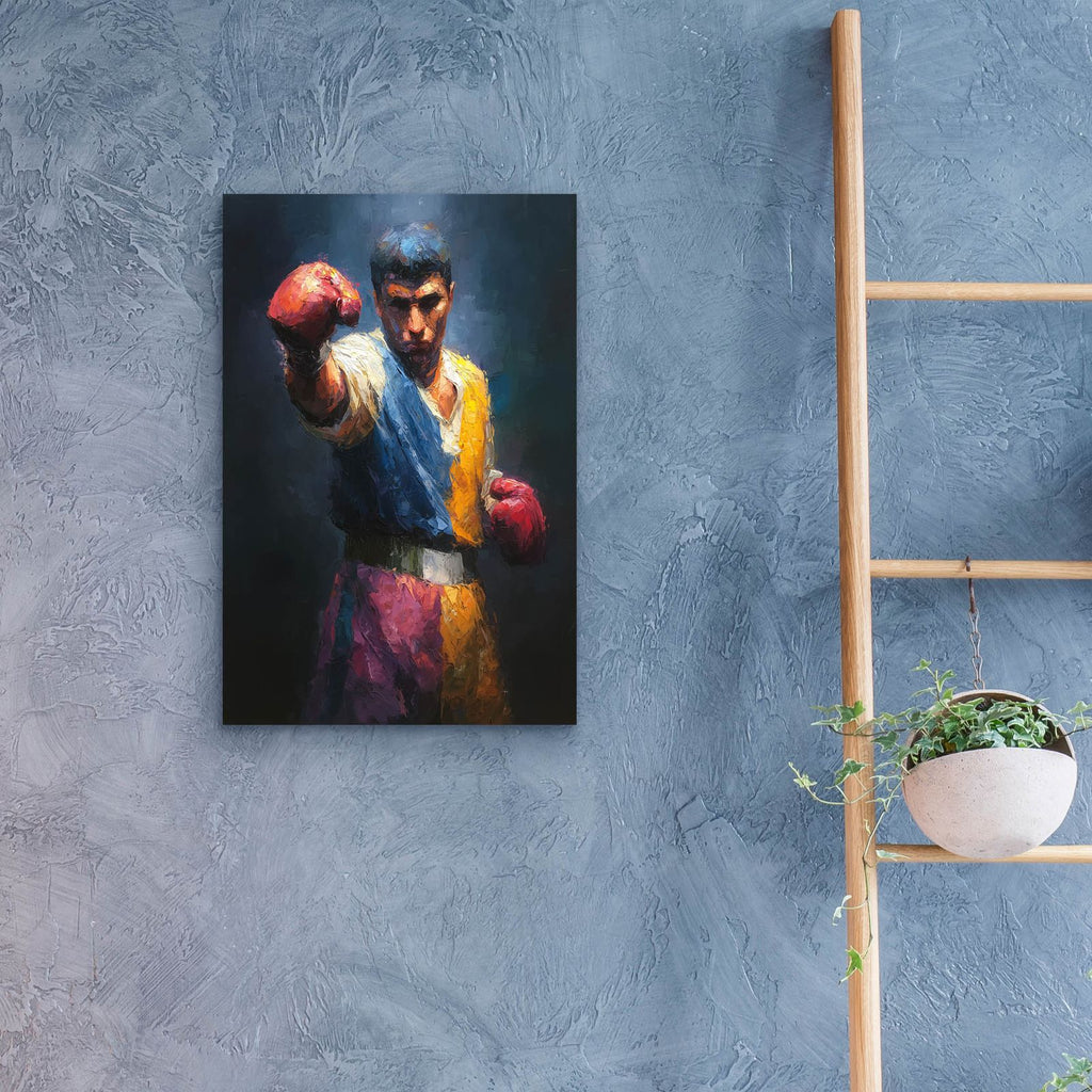 Boxing Legend 1 by Ann Klee - 16x24 acrylic wall art in a room