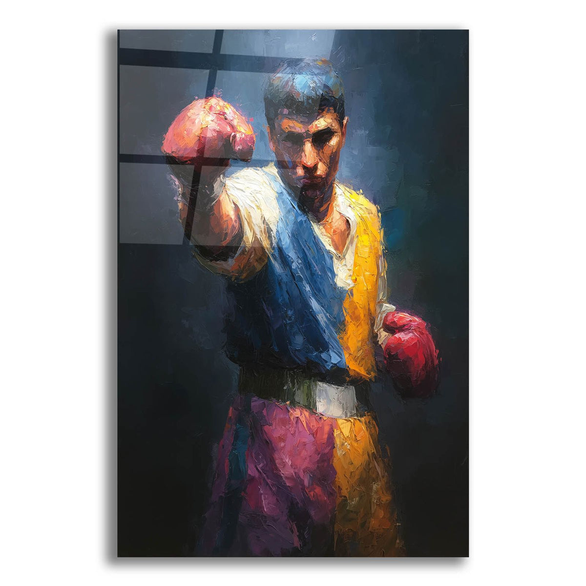 Boxing Legend 1 by Ann Klee acrylic glass wall art