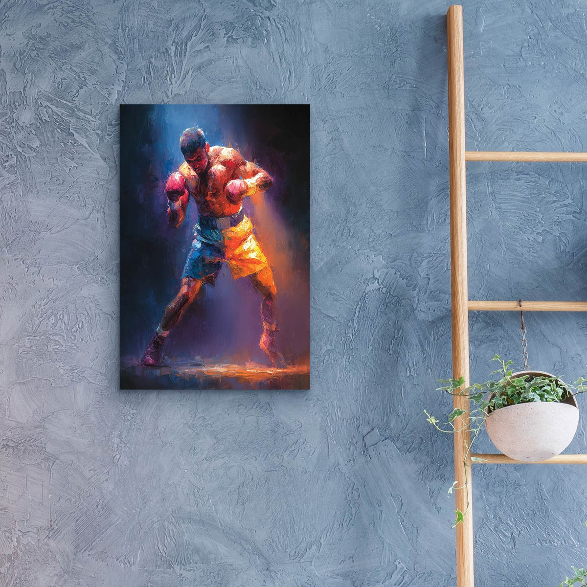 Boxing Legend 2 by Ann Klee - 16x24 acrylic wall art in a room