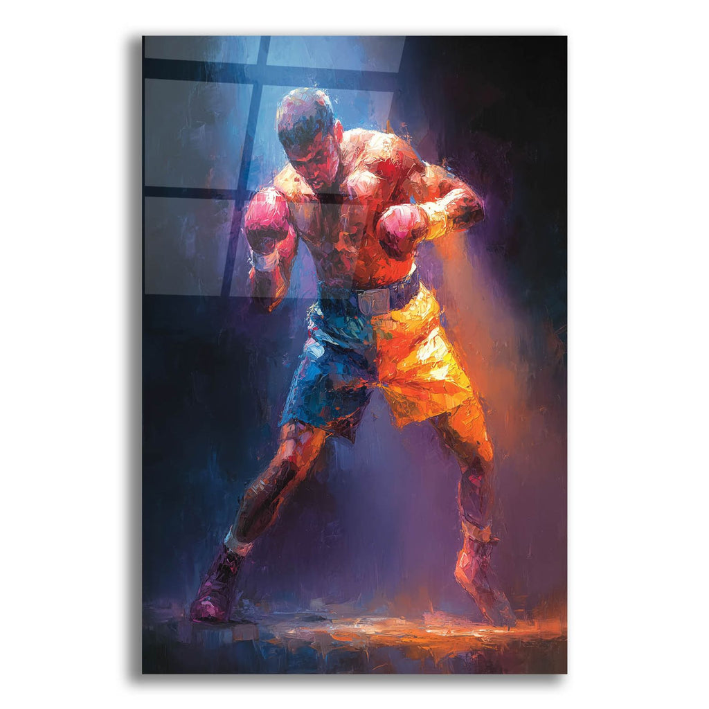 Boxing Legend 2 by Ann Klee acrylic glass wall art