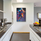 Lacrosse Legend 1 by Ann Klee - 24x36 acrylic wall art in a room