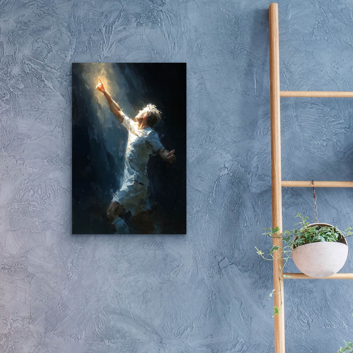 Soccer Legend 1 by Ann Klee - 16x24 acrylic wall art in a room