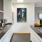 Tennis Legend 1 by Ann Klee - 24x36 acrylic wall art in a room