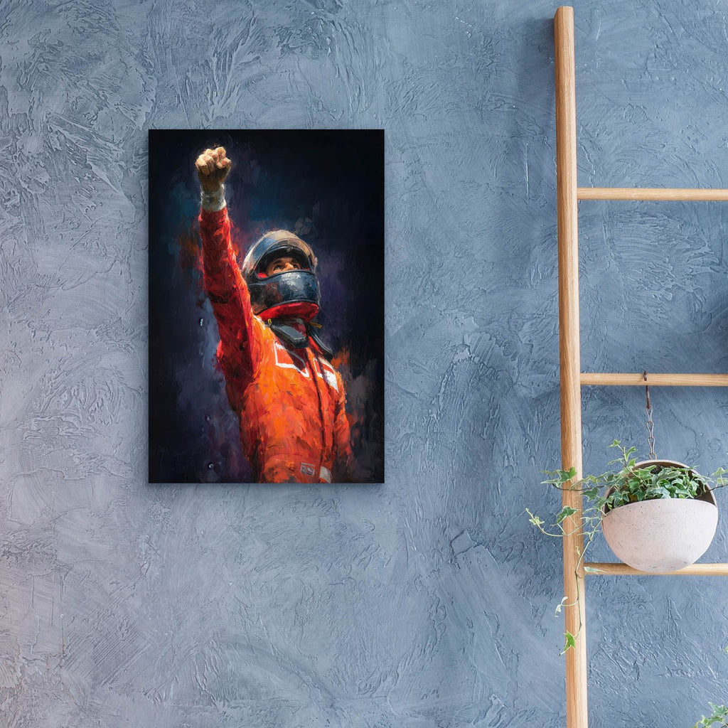 Auto Racing Legend 2 by Ann Klee - 16x24 acrylic wall art in a room