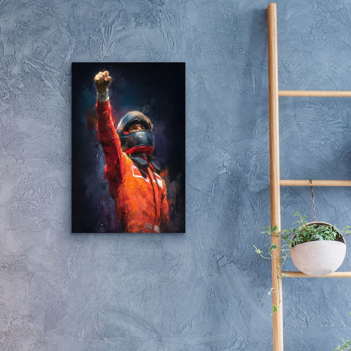 Auto Racing Legend 2 by Ann Klee - 16x24 acrylic wall art in a room