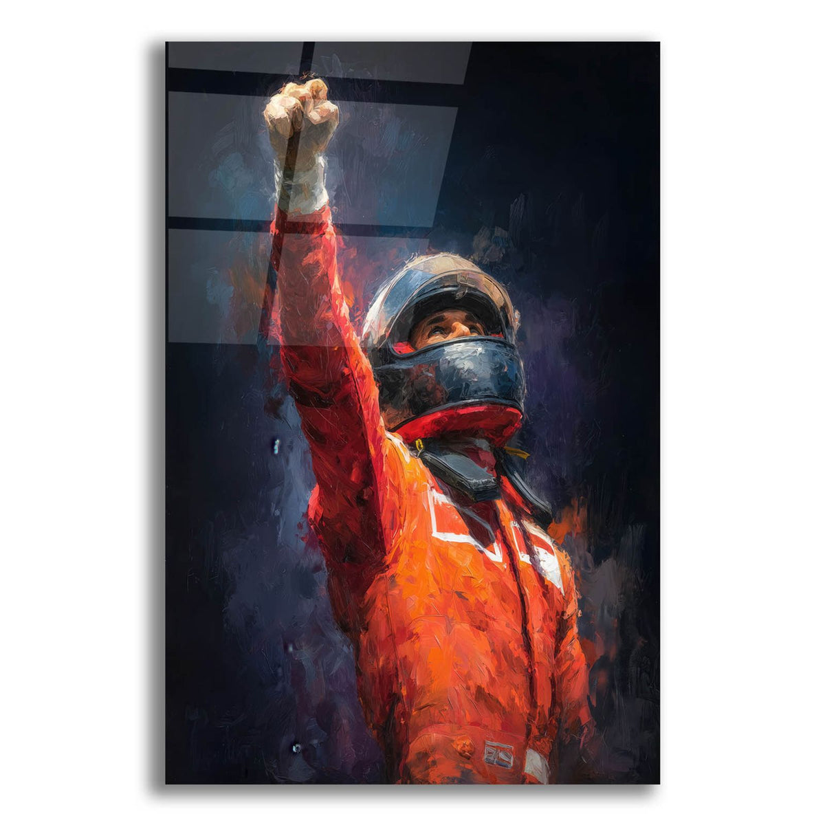 Auto Racing Legend 2 by Ann Klee acrylic glass wall art