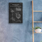 Epic Art 'Anti-slide Lock Blueprint Patent Chalkboard,' Acrylic Glass Wall Art,16x24