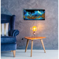 Waves Of Light Over Denver 2 by Ann Klee - 24x12 acrylic wall art in a room
