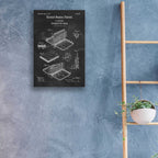 Epic Art 'Cigarette Case Blueprint Patent Chalkboard,' Acrylic Glass Wall Art,16x24