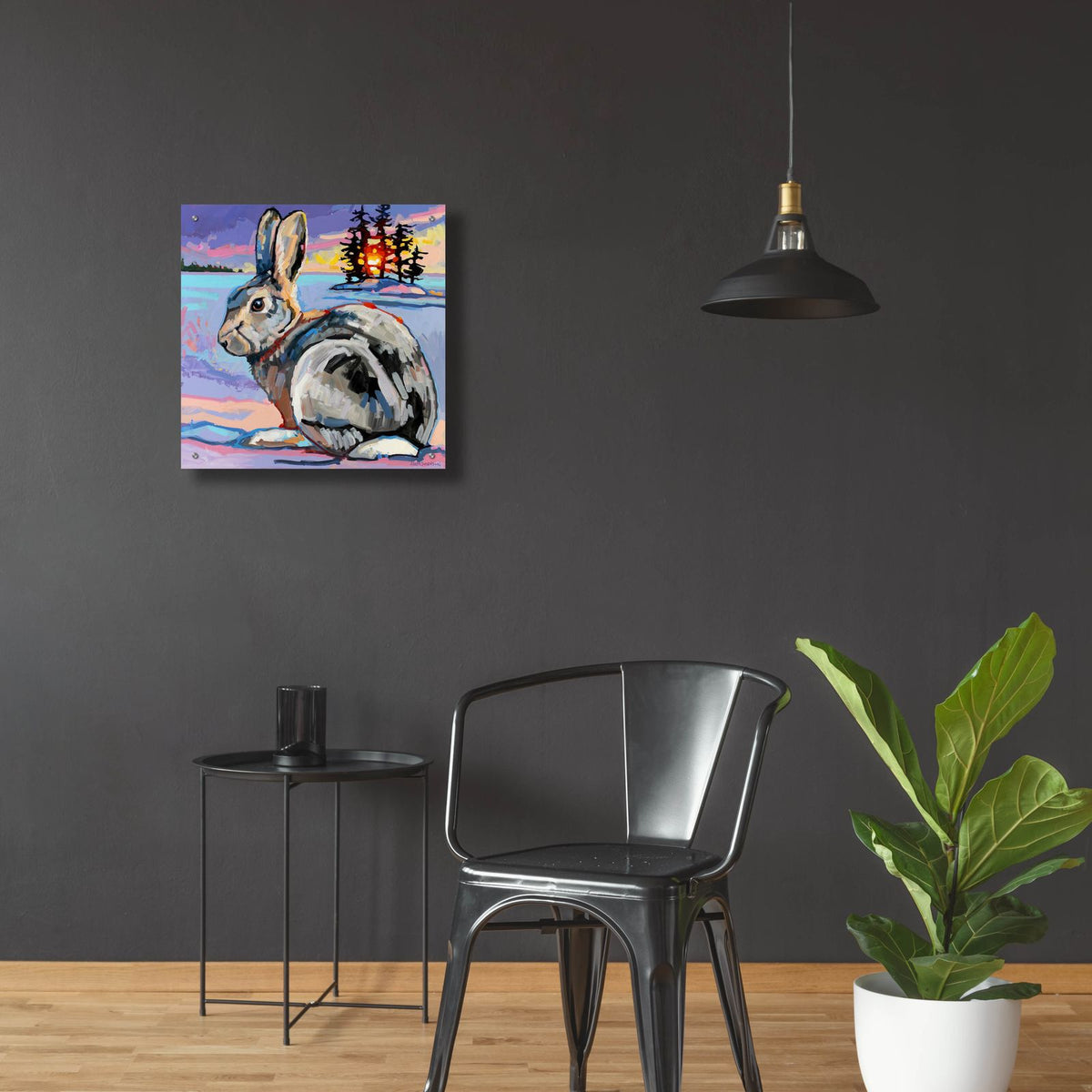 Runaway Goliath by Adam Swanson - 24x24 acrylic wall art in a room