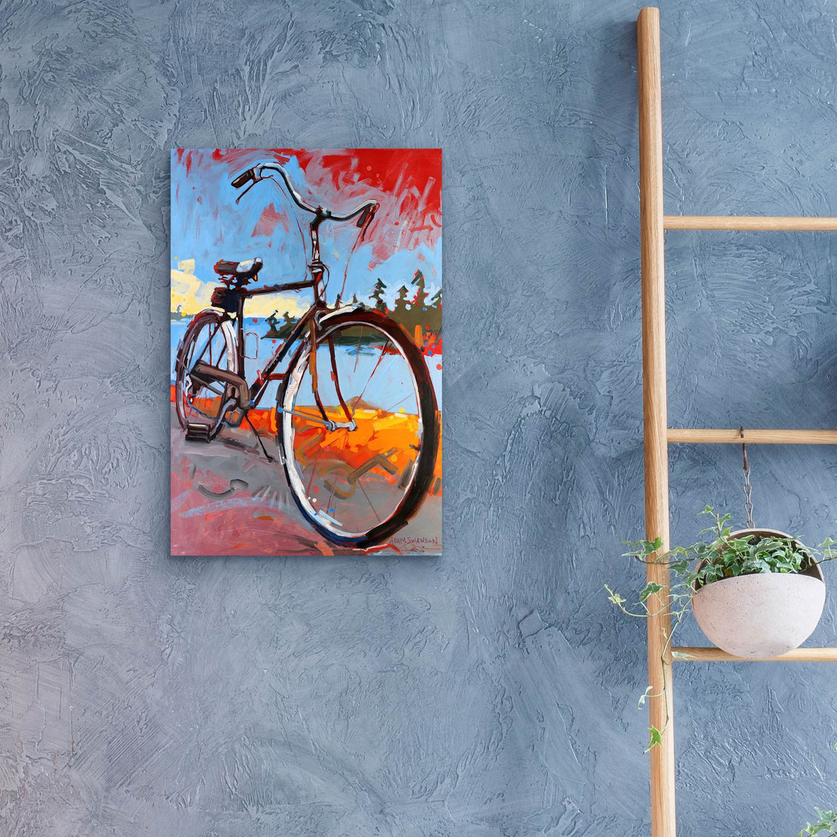 Tonight by Adam Swanson - 16x24 acrylic wall art in a room