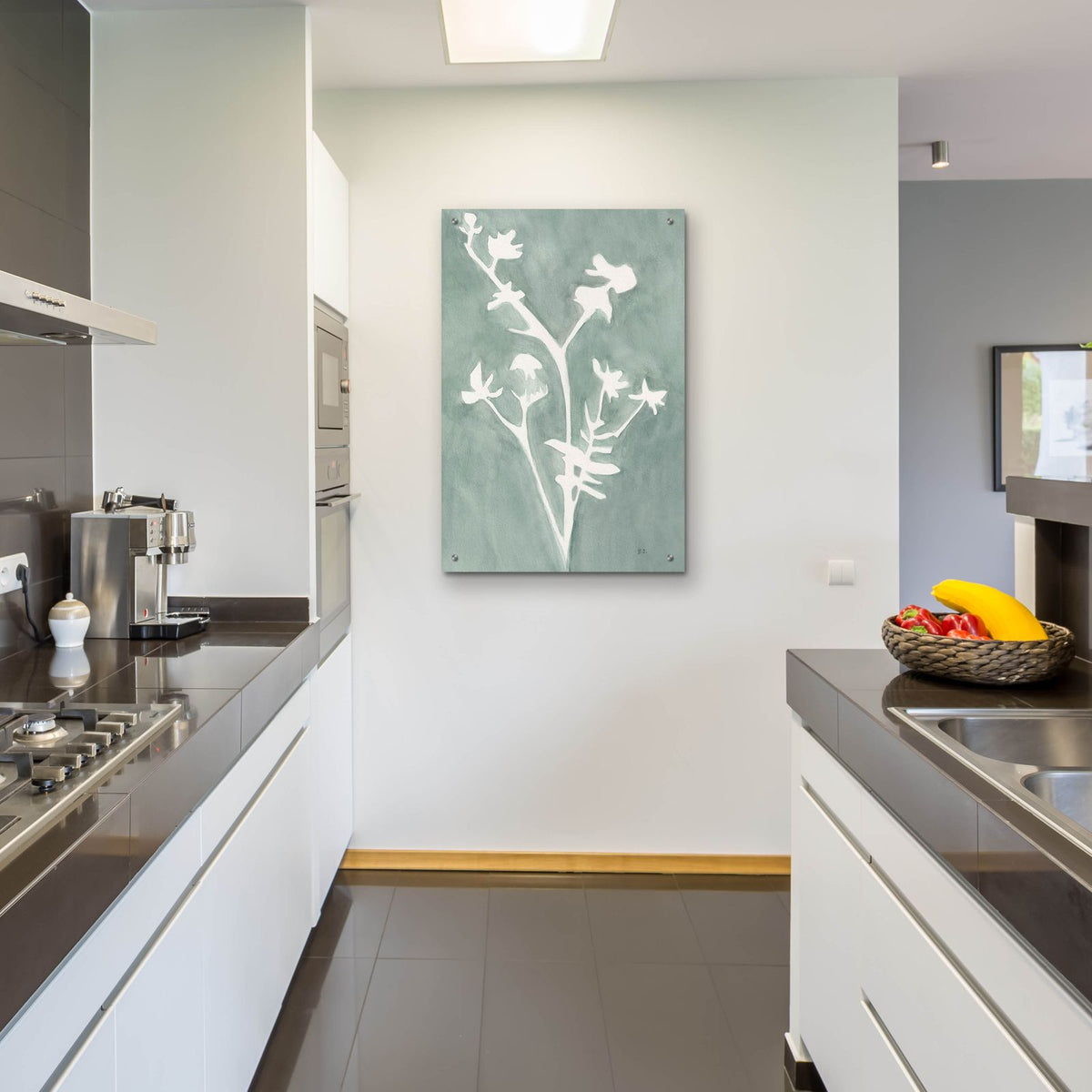 Field Notes 2 by Bronwyn Baker - 24x36 acrylic wall art in a room