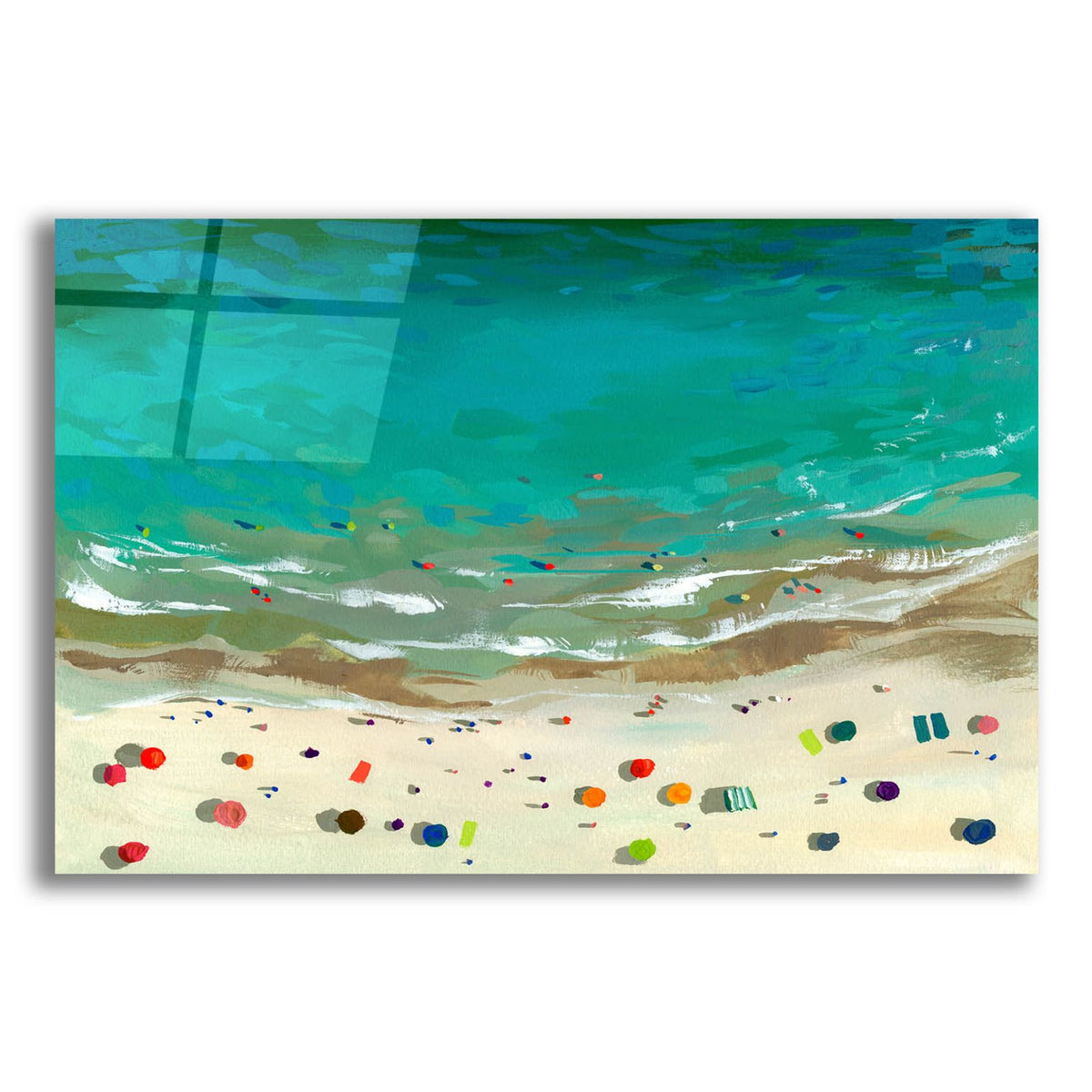 Aerial Beach by Brook Page acrylic glass wall art