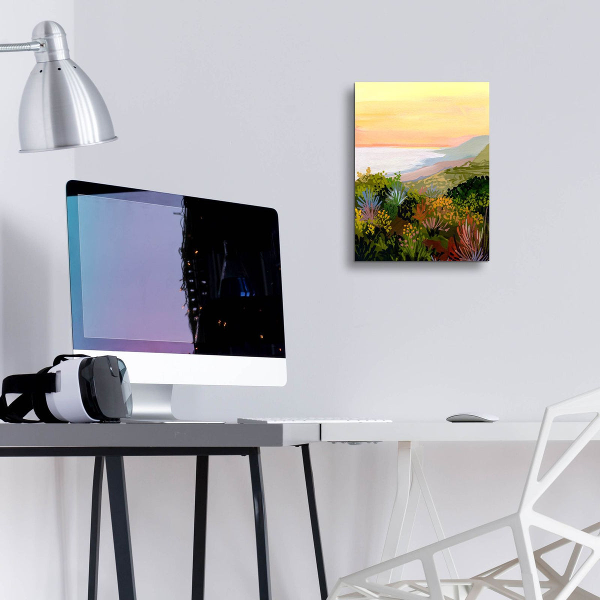 Coastal Bloom by Brook Page - 12x16 acrylic wall art in a room