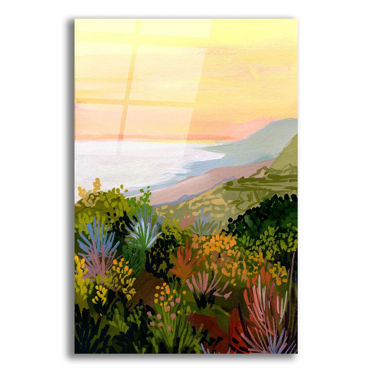 Coastal Bloom by Brook Page acrylic glass wall art