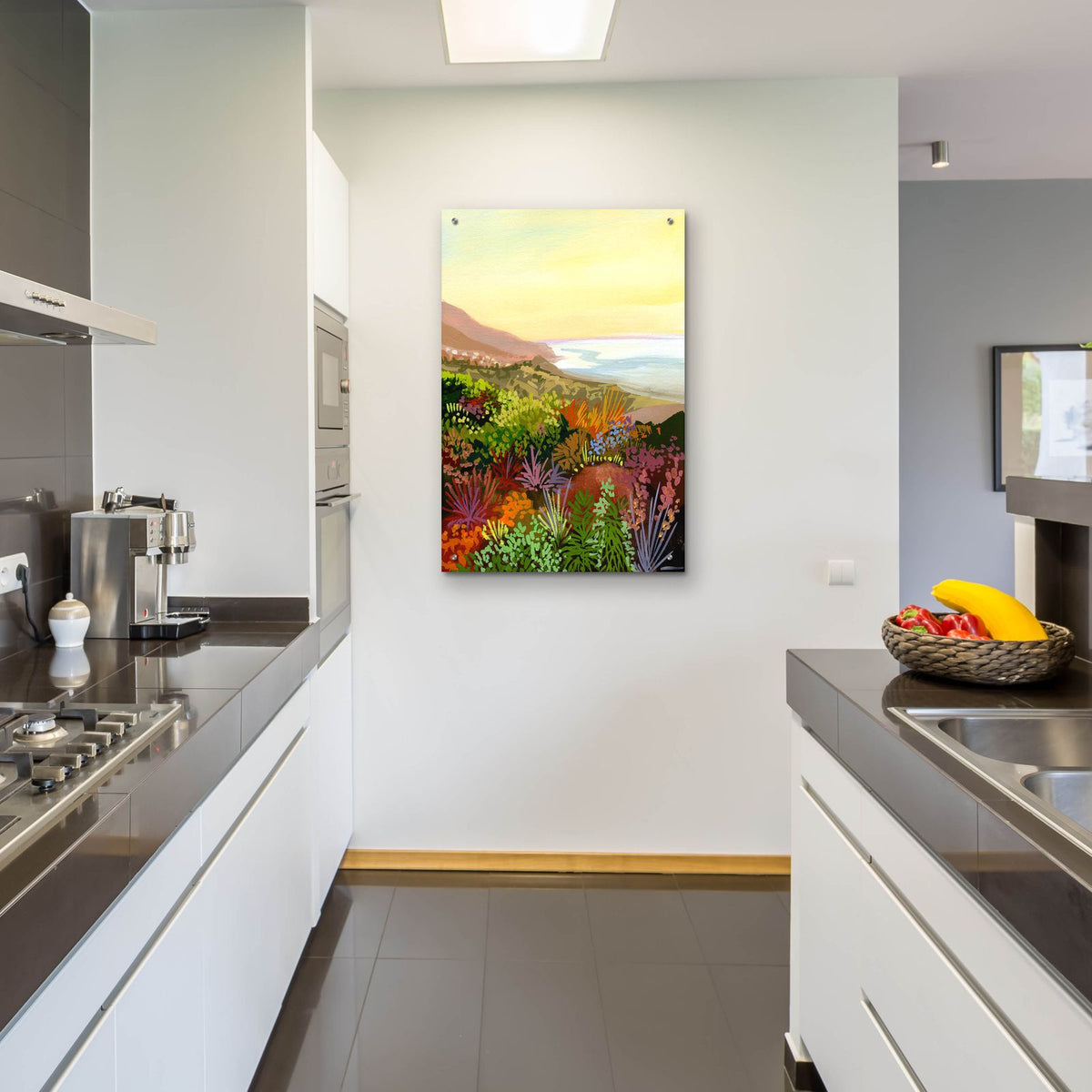Coastal Sister by Brook Page - 24x36 acrylic wall art in a room