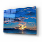 Epic Art 'Sunrise At Goose Spit 84'  by Chuck Burdick Acrylic Glass Wall Art,16x12