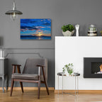 Epic Art 'Sunrise At Goose Spit 84'  by Chuck Burdick Acrylic Glass Wall Art,24x16