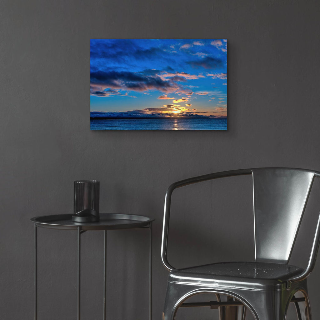 Epic Art 'Sunrise At Goose Spit 84'  by Chuck Burdick Acrylic Glass Wall Art,24x16
