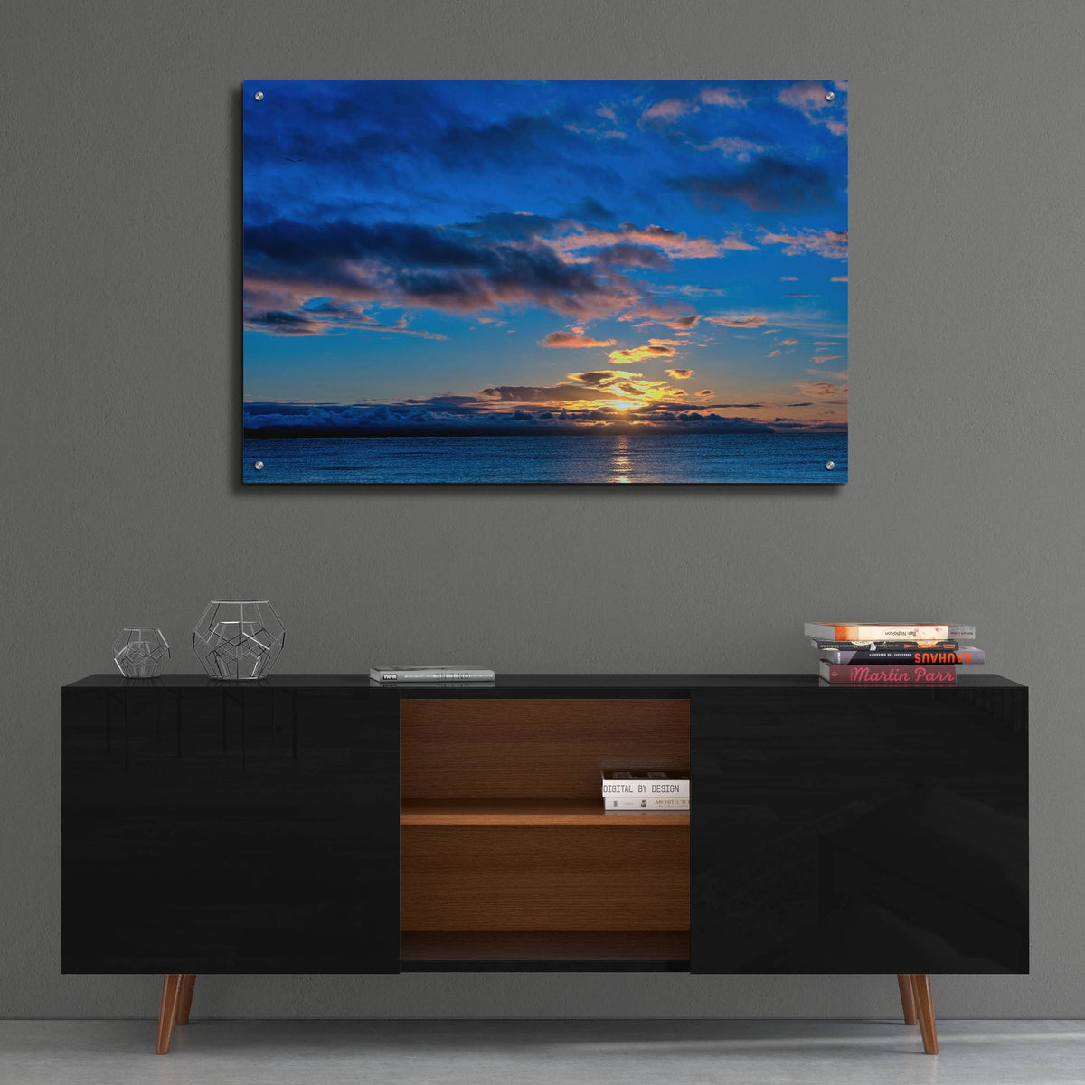 Epic Art 'Sunrise At Goose Spit 84'  by Chuck Burdick Acrylic Glass Wall Art,36x24