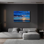 Epic Art 'Sunrise At Goose Spit 84'  by Chuck Burdick Acrylic Glass Wall Art,36x24
