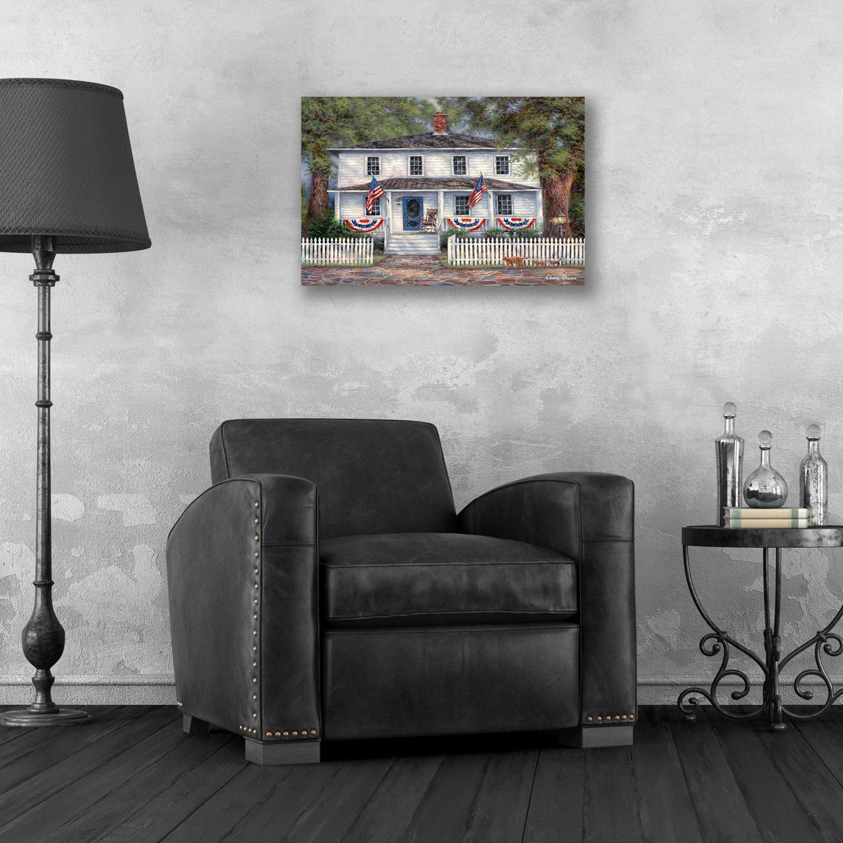 American Roots by Chuck Pinson - 24x16 acrylic wall art in a room